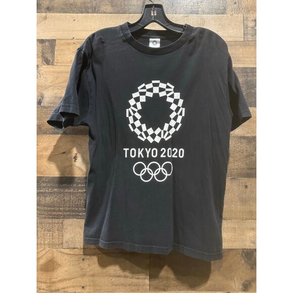 2020 Tokyo Olympic Games Official Asics Athletic T-Shirt-Size S/m - Picture 1 of 7